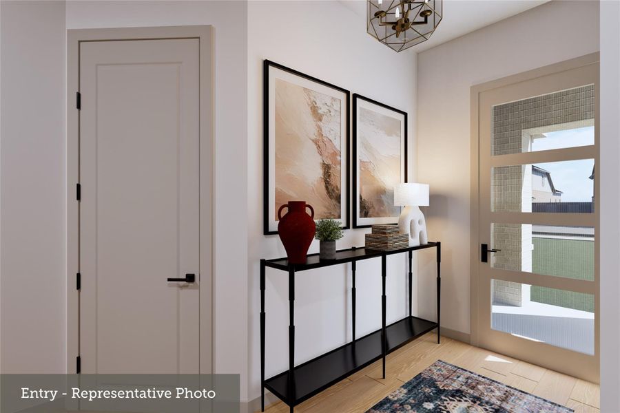 Furnished interior view inside a new home in , Texas City (Image 6).