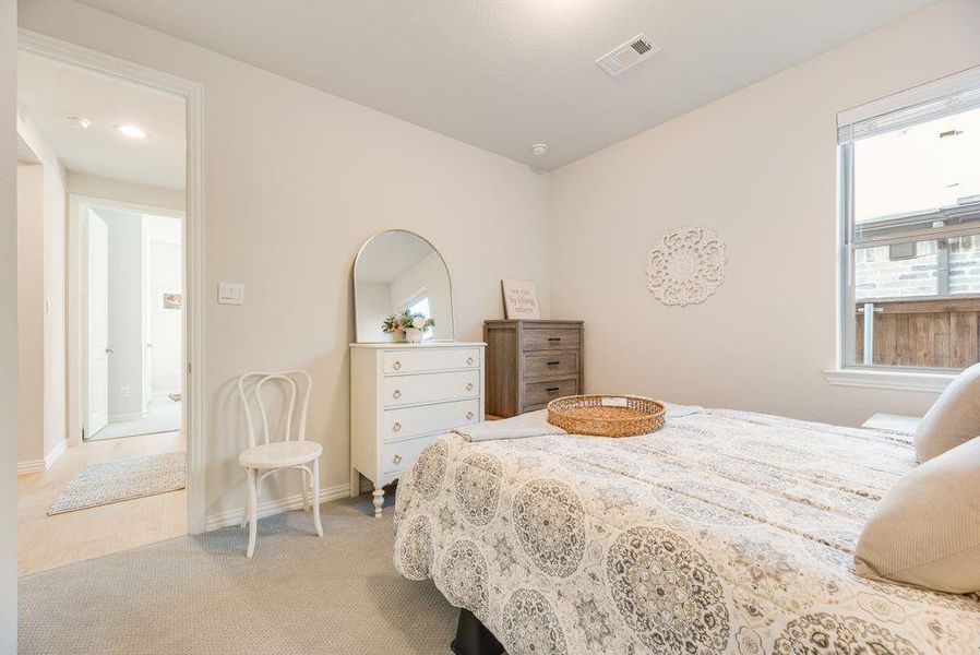 Furnished interior view inside a new home in Reunion, Rhome (Image 5).