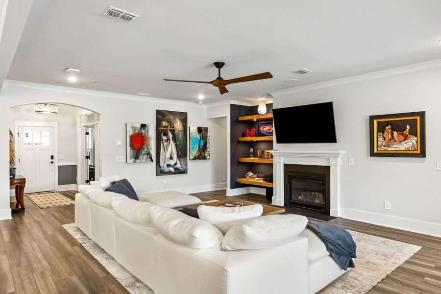 Furnished interior view inside a new home in , Johns Island (Image 11).