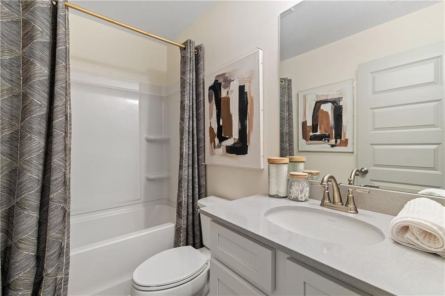 Furnished interior view inside a new home in Northcroft, Lawrenceville (Image 41).