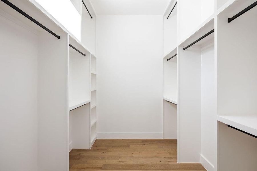 Large walk in closet