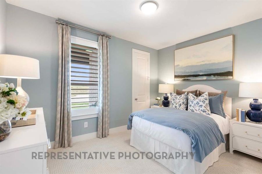 Furnished interior view inside a new home in Sonoma Verde: 60ft. lots, McLendon-Chisholm (Image 28).