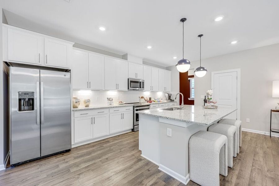 Representative furnished interior of a home built from the Stella by Taylor Morrison in Eagle Trace, Wendell (Image 29).