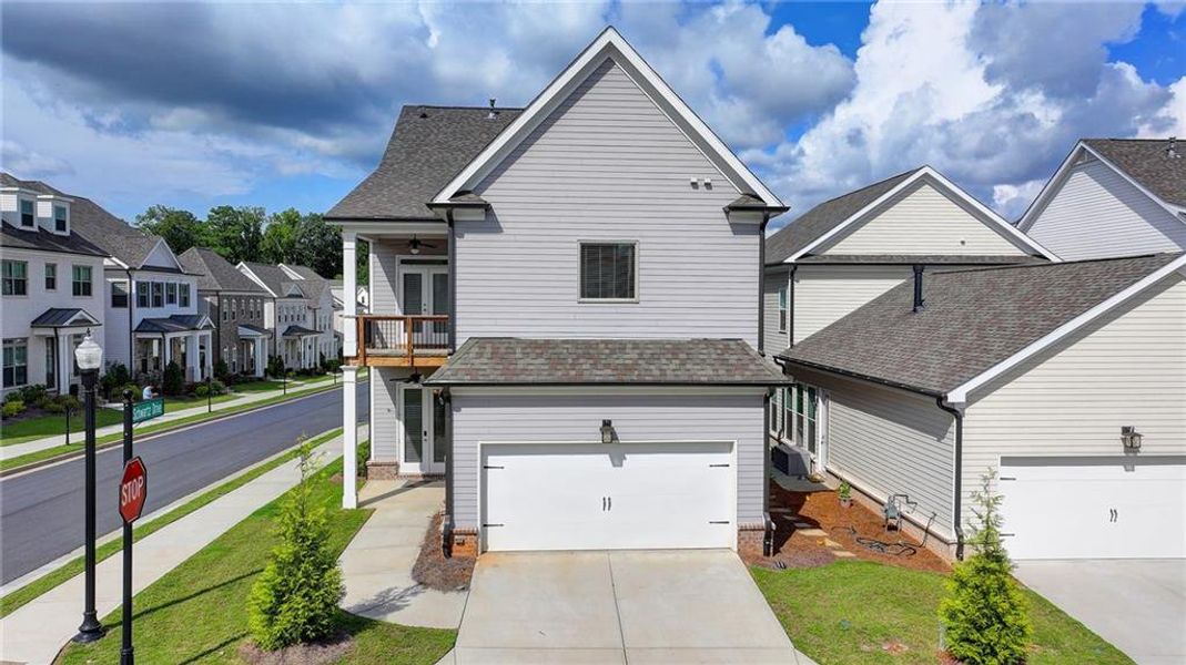 Front exterior of a new home in , Duluth, GA, highlighting curb appeal (Image 26).