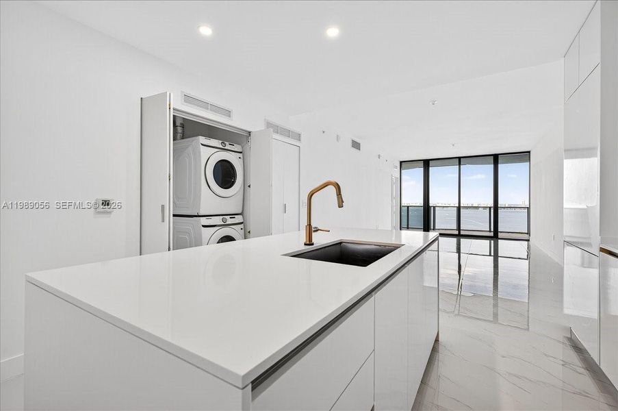 Furnished interior view inside a new home in , Miami (Image 6).