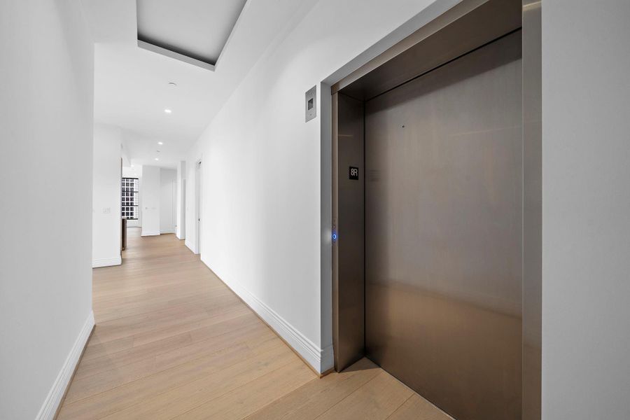 Welcome home to this new construction, never lived in residence. The private elevator entrance adds exclusivity while entering your home. Welcome home to this new construction, never lived in residence. The private elevator entrance adds exclusivity while entering your home.