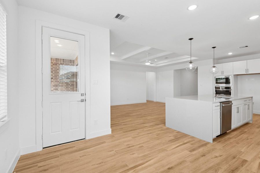 Sun-lit dining area Sun-lit dining area