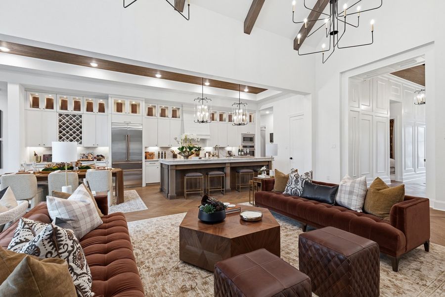 Representative Family Room - some options shown Representative Family Room - some options shown