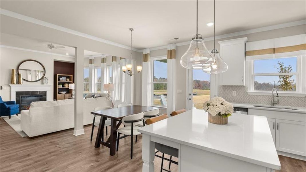 Furnished interior view inside a new home in The Gates at Pates Creek, Hampton (Image 12).