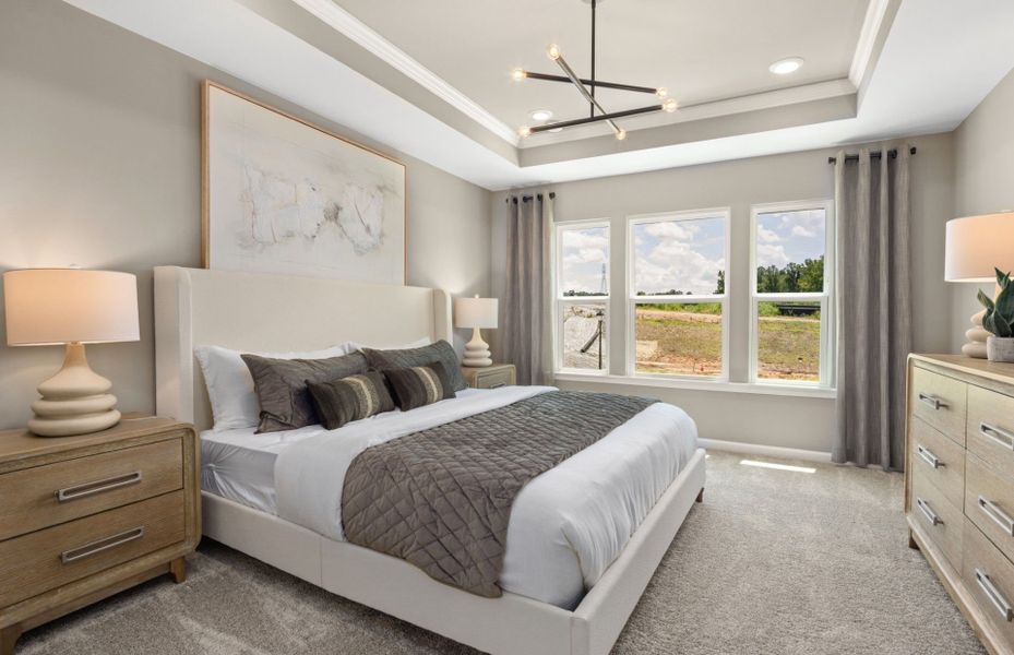 Furnished interior view inside a new home in McConnell Ridge, McLeansville (Image 5).