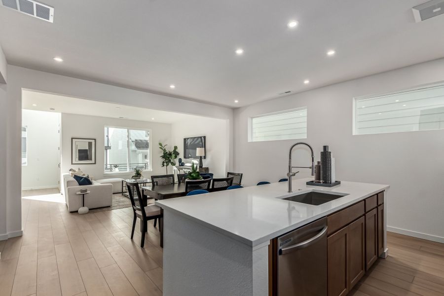 Furnished interior view inside a new home in Parkside at Victory Ridge, Colorado Springs (Image 9).