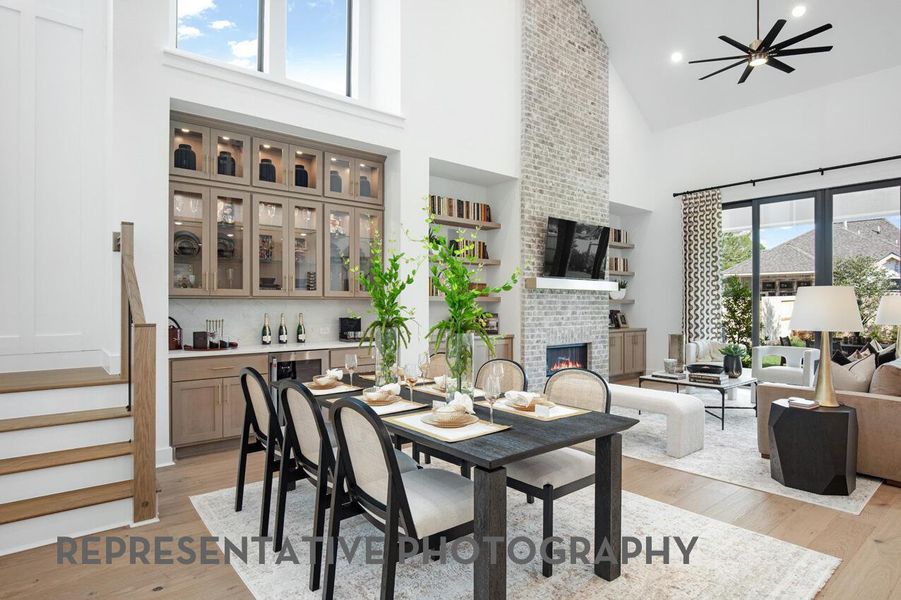 Furnished interior view inside a new home in Parkside On The River, Georgetown (Image 11).