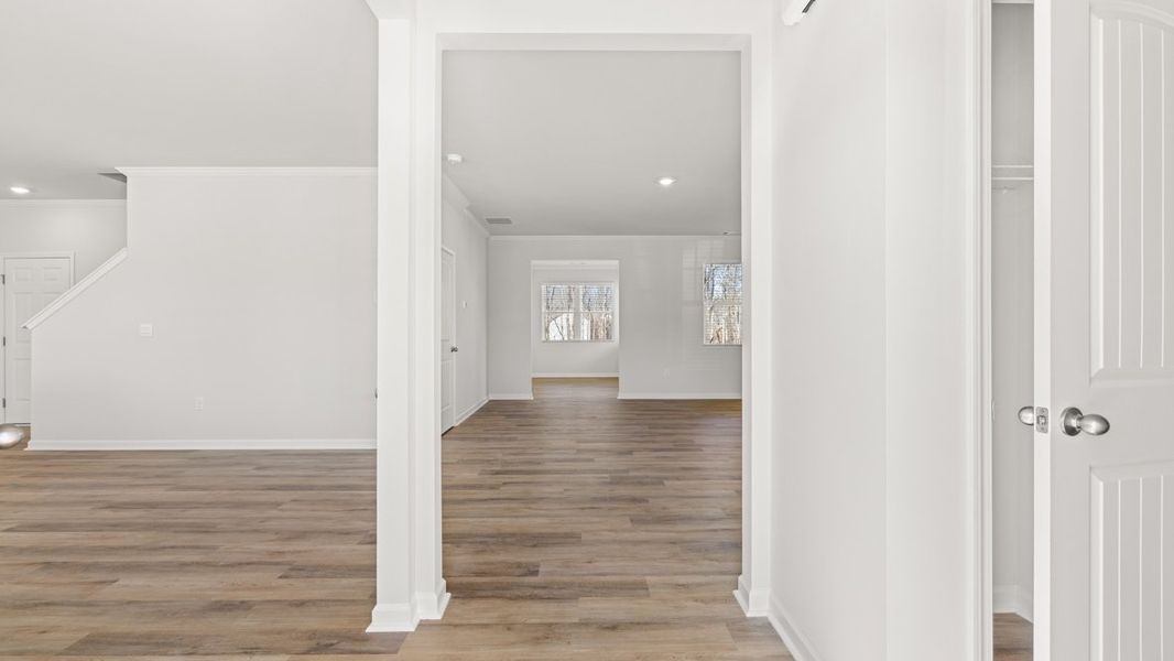 Representative unfurnished interior of a home built from the Carroll ll by D.R. Horton in Braselton Village, Braselton (Image 7).