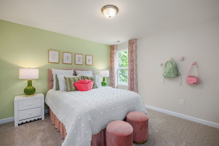 Representative furnished interior of a home built from the The Willow B by Davidson Homes LLC in Retreat at North Main, Lillington (Image 29).