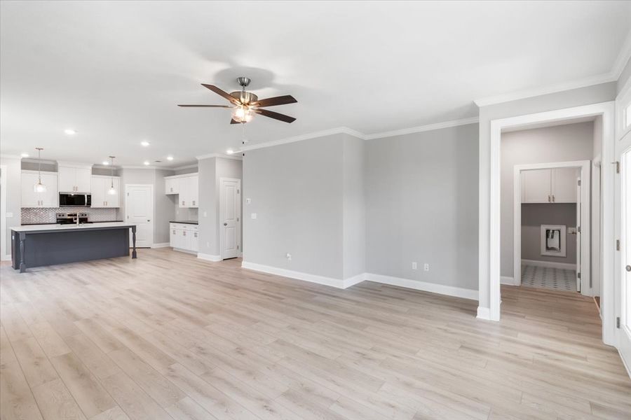 Living Room | 425 Tillery Park Drive, Ivey Homes