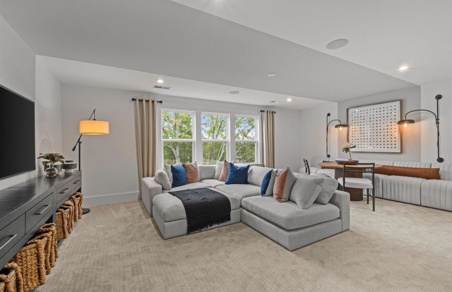 Furnished interior view inside a new home in Olmsted, Huntersville (Image 7). Furnished interior view inside a new home in Olmsted, Huntersville (Image 7).