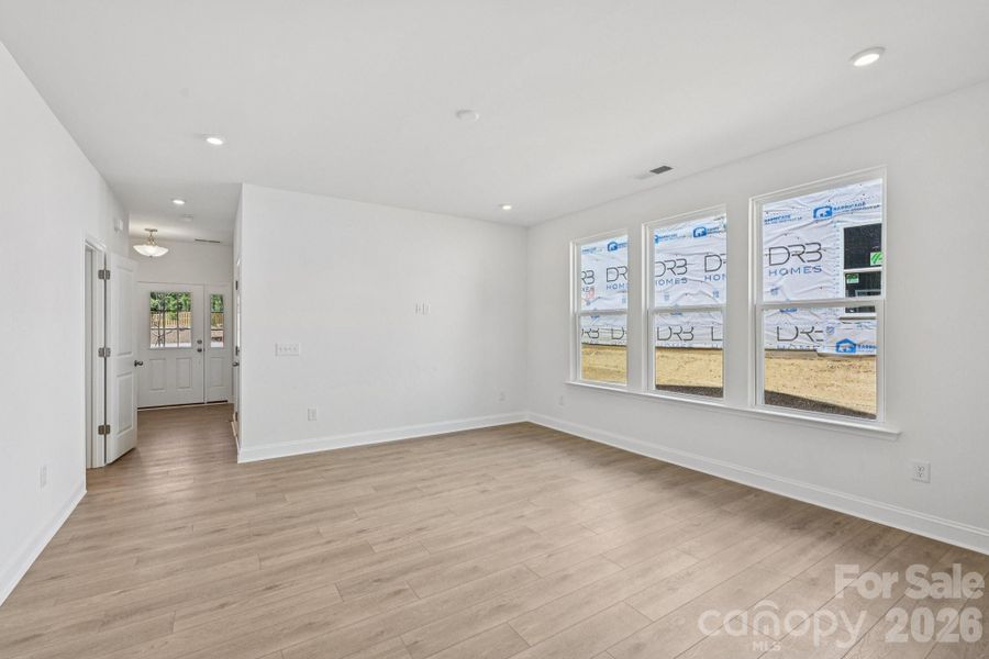 Spacious, unfurnished interior of a new home in Bell Glen, Charlotte (Image 21). Spacious, unfurnished interior of a new home in Bell Glen, Charlotte (Image 21).