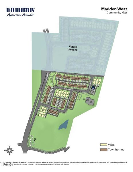 Madden West Site Map