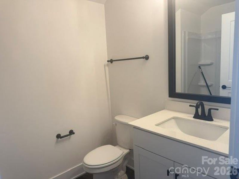 Full bathroom on second level Full bathroom on second level