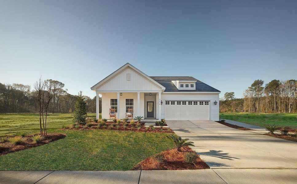 Front exterior of a new home in Watson Hill, Summerville, SC, highlighting curb appeal (Image 18). Front exterior of a new home in Watson Hill, Summerville, SC, highlighting curb appeal (Image 18).