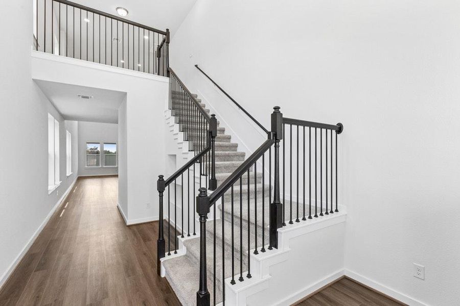 Spacious, unfurnished interior of a new home in Santa Rita Ranch, Liberty Hill (Image 14). Spacious, unfurnished interior of a new home in Santa Rita Ranch, Liberty Hill (Image 14).
