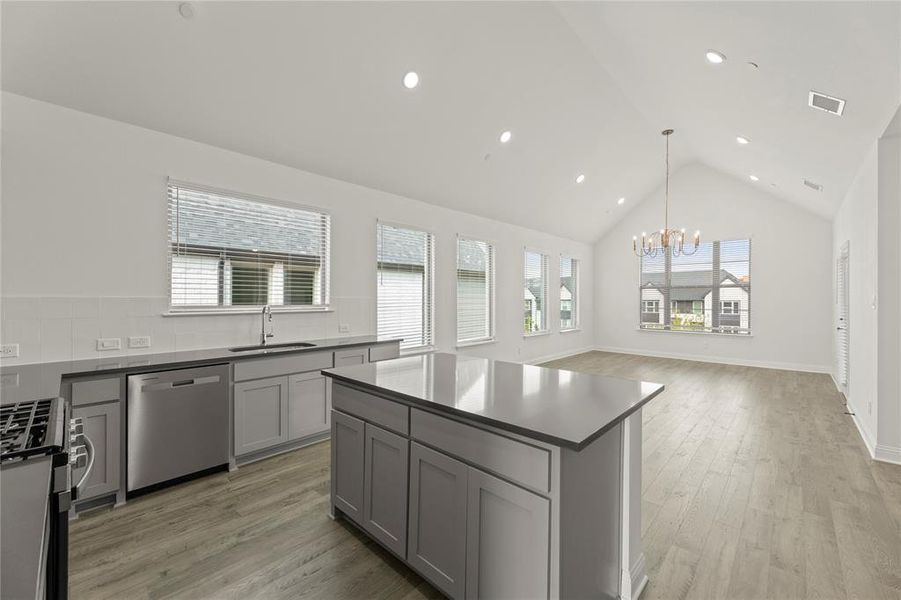 Furnished interior view inside a new home in Chelsea Commons, Allen (Image 7).