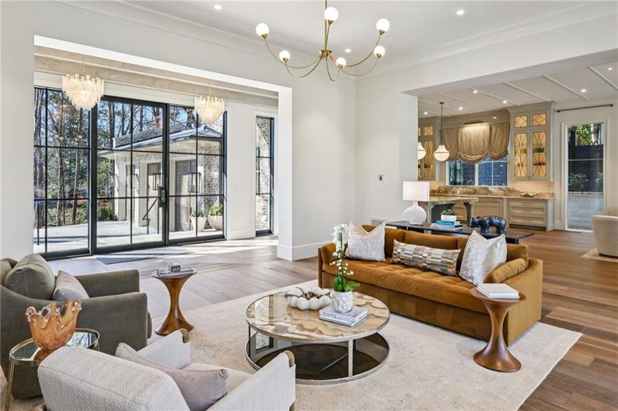 Furnished interior view inside a new home in , Atlanta (Image 42). Furnished interior view inside a new home in , Atlanta (Image 42).