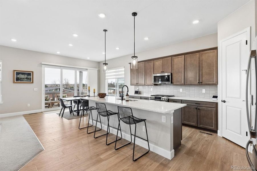 Furnished interior view inside a new home in , Littleton (Image 7).