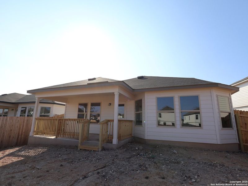 Exterior details and patio area of a home in Blue Ridge Ranch, San Antonio (Image 24). Exterior details and patio area of a home in Blue Ridge Ranch, San Antonio (Image 24).