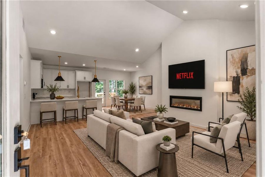 Furnished interior view inside a new home in , Waleska (Image 11).