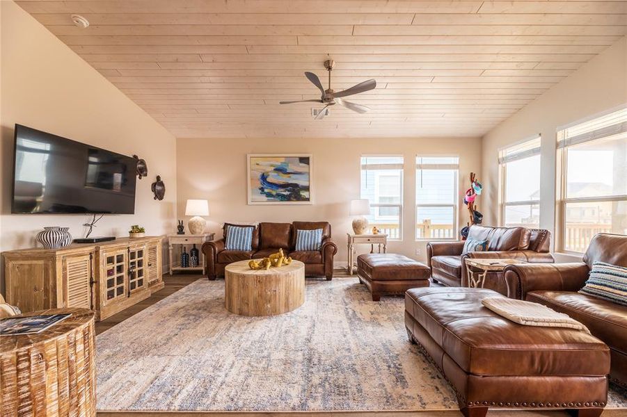 Furnished interior view inside a new home in , Crystal Beach (Image 6).
