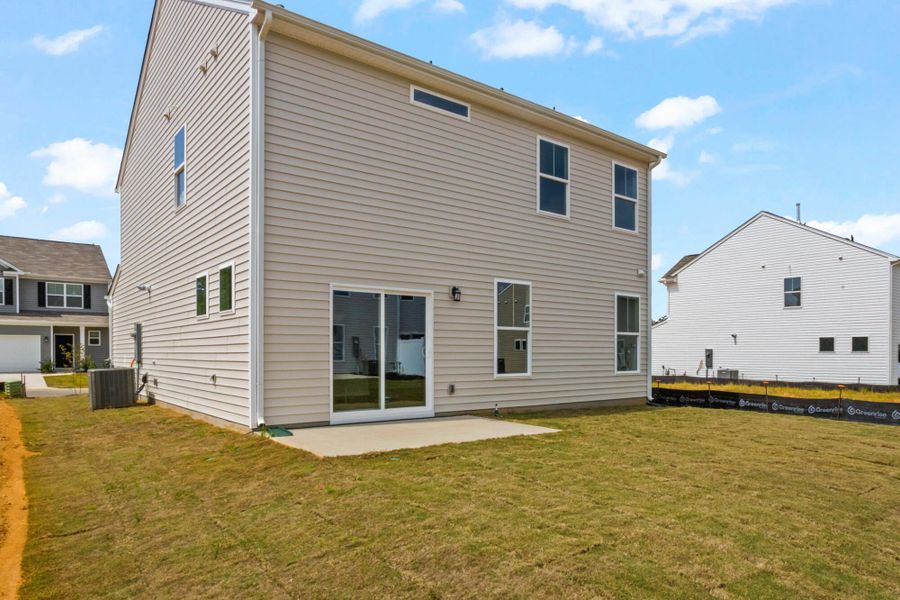 Exterior details and patio area of a home in Bellevue, Greenville (Image 17). Exterior details and patio area of a home in Bellevue, Greenville (Image 17).