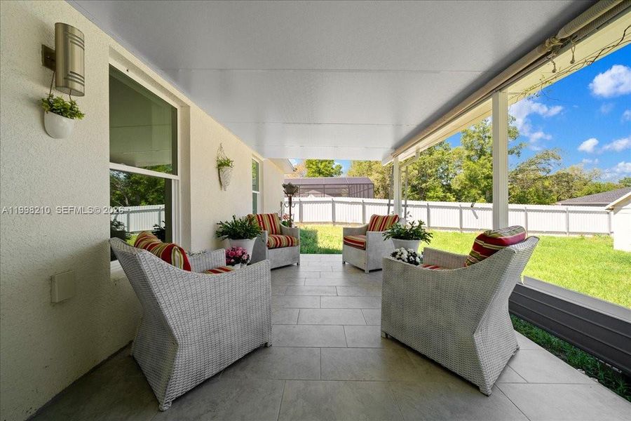 Exterior details and patio area of a home in , Ocala (Image 26).