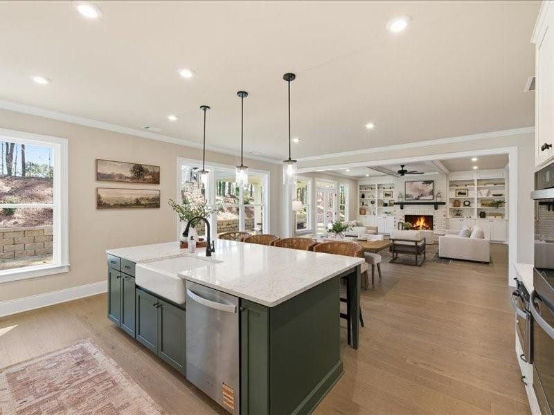 Furnished interior view inside a new home in Ford Landing, Acworth (Image 8).