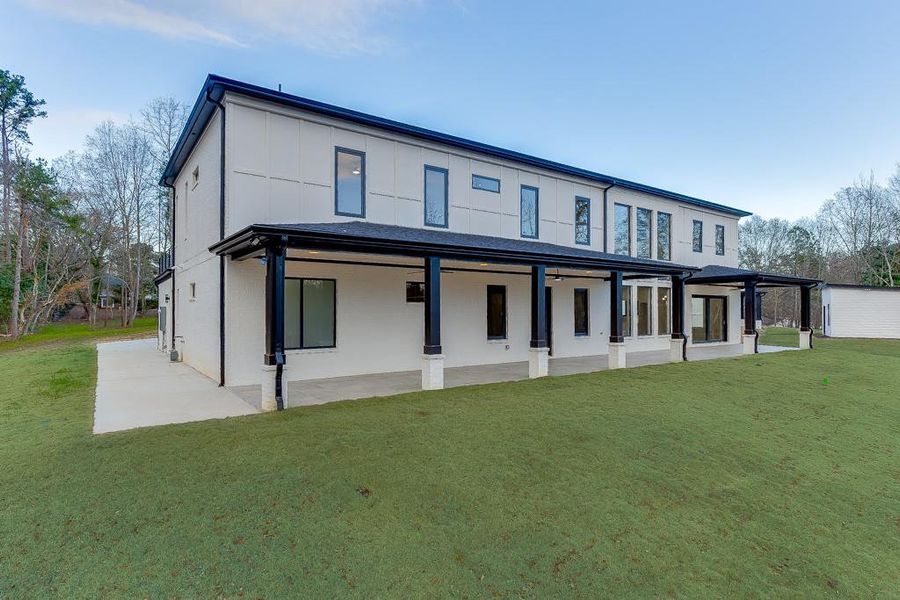 Exterior details and patio area of a home in , Buford (Image 4).