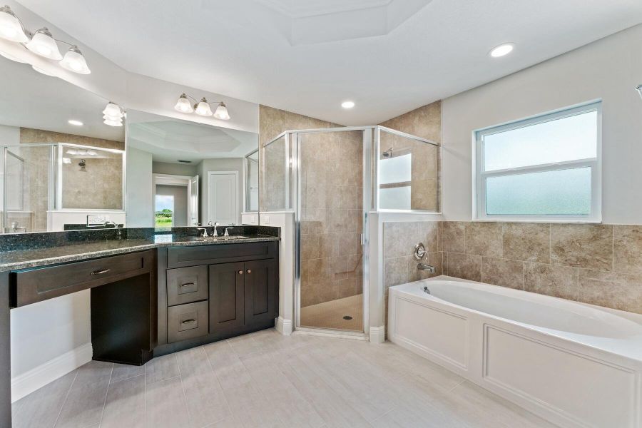 Furnished interior view inside a new home in , Loxahatchee (Image 8).