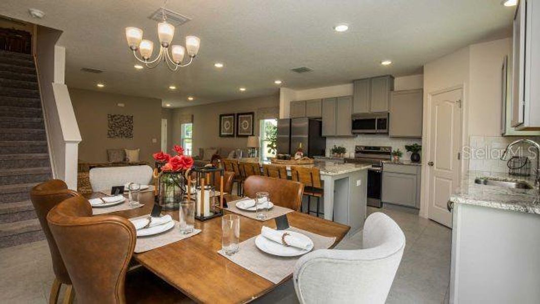 Furnished interior view inside a new home in , Lakeland (Image 5).