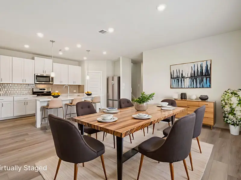 Furnished interior view inside a new home in Landing Meadows - Premier Series, New Caney (Image 3).