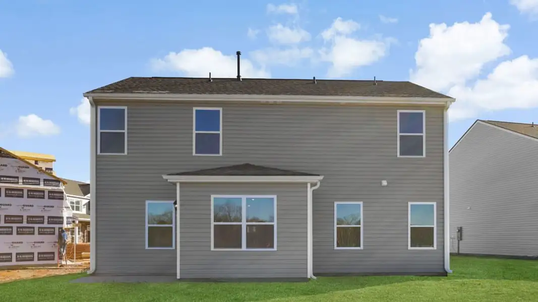 Exterior details and patio area of a home in Spring Ridge, Anderson (Image 3).
