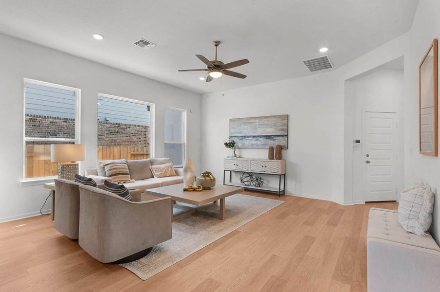 Furnished interior view inside a new home in Nolina, Georgetown (Image 8). Furnished interior view inside a new home in Nolina, Georgetown (Image 8).