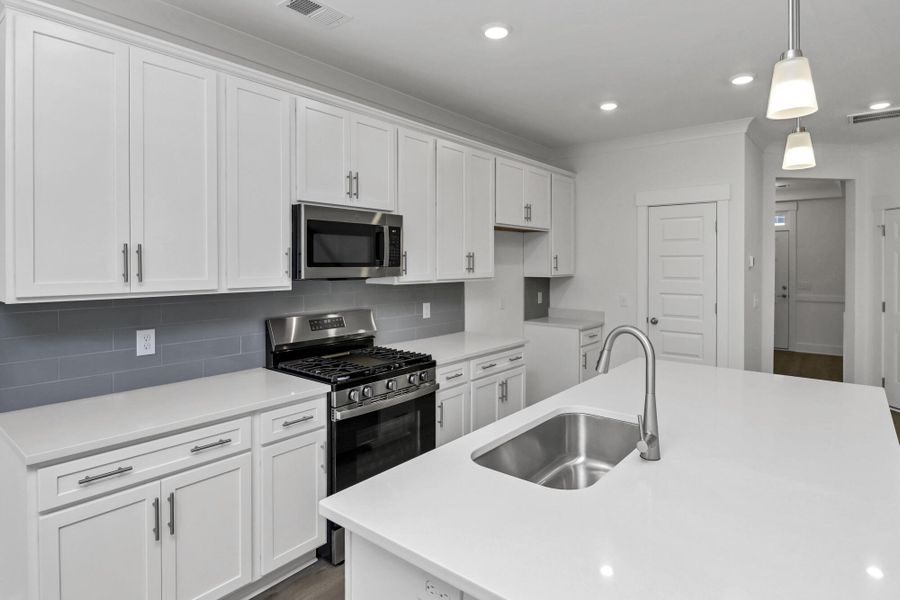 Furnished interior view inside a new home in Lake Carolina Townhomes, Columbia (Image 9).