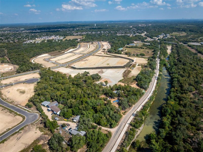 Site preparation for new homesites in Colony at Cole Springs, Buda (Image 4).