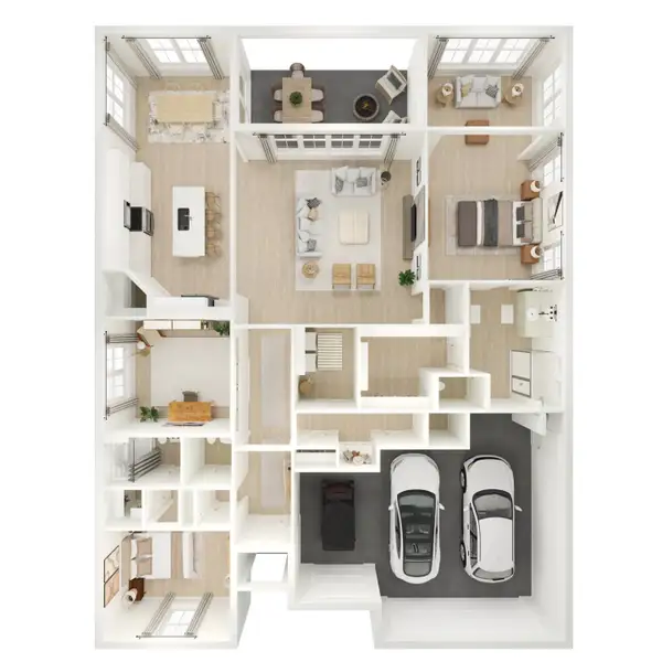 2D floor plan layout for the Morse by K. Hovnanian® Homes in K. Hovnanian's® Four Seasons at Hilton Head Lakes, Hardeeville, SC (Image 4). 2D floor plan layout for the Morse by K. Hovnanian® Homes in K. Hovnanian's® Four Seasons at Hilton Head Lakes, Hardeeville, SC (Image 4).
