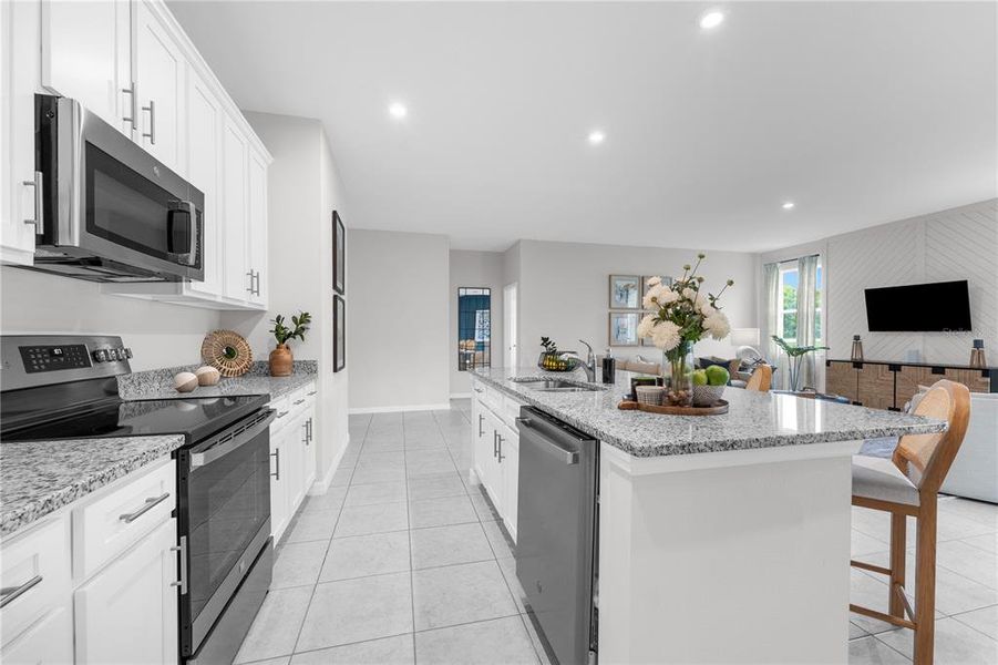 Furnished interior view inside a new home in Scenic Terrace, Lake Hamilton (Image 29).