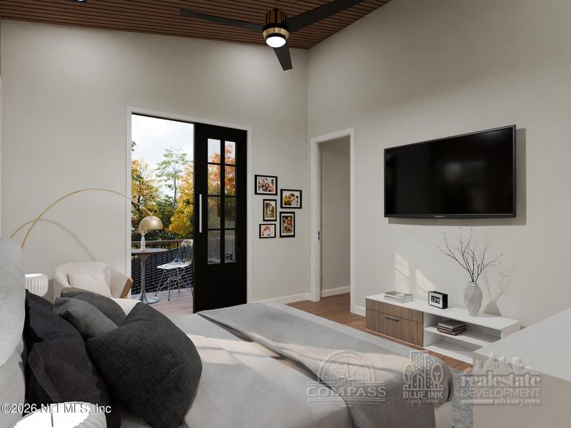 Furnished interior view inside a new home in , Jacksonville (Image 6).