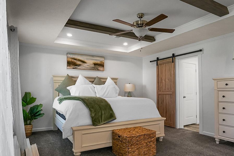 Furnished interior view inside a new home in , Bonneau (Image 42).