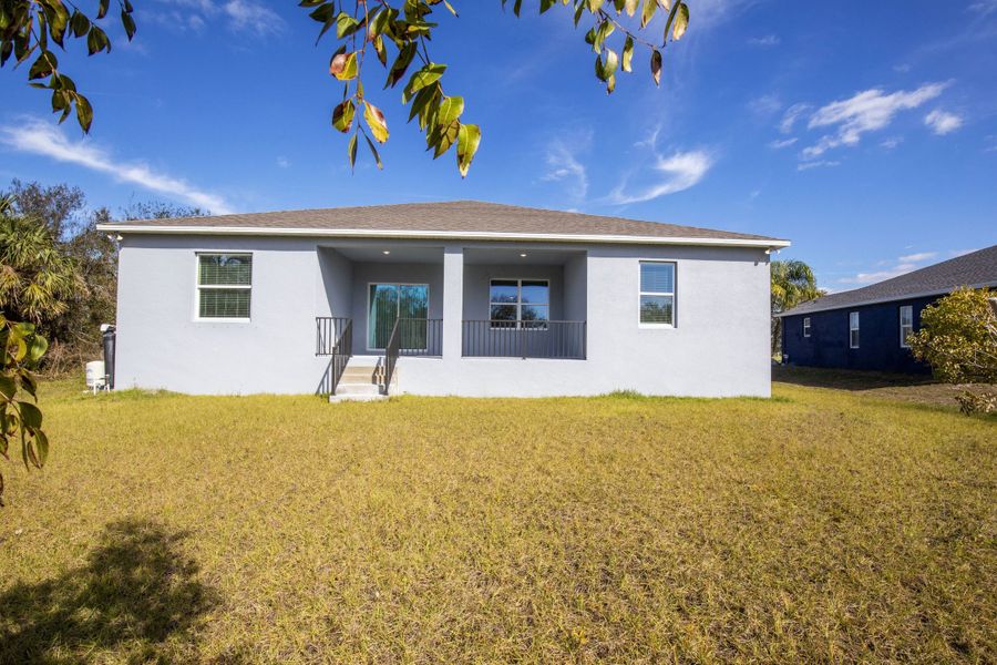 Representative exterior photo of a completed home built from the Clearwater by Maronda Homes in Port St. John, Cocoa, FL (Image 16).