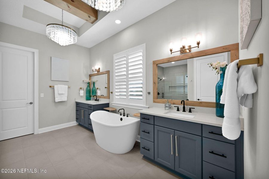 Furnished interior view inside a new home in Palmetto Cove, Ponte Vedra (Image 13).
