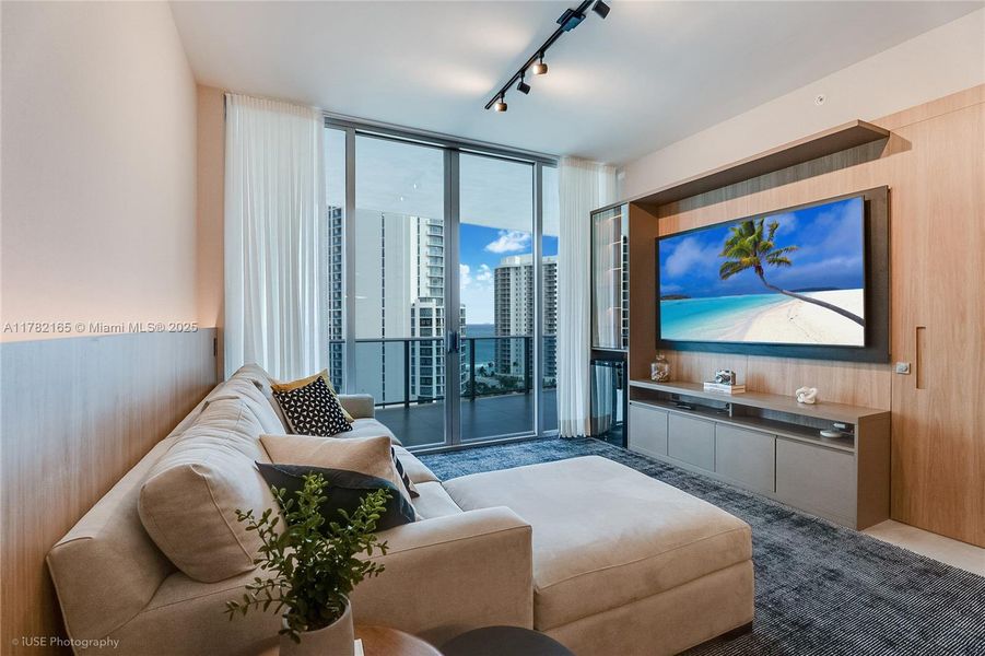 Furnished interior view inside a new home in , Sunny Isles Beach (Image 16).