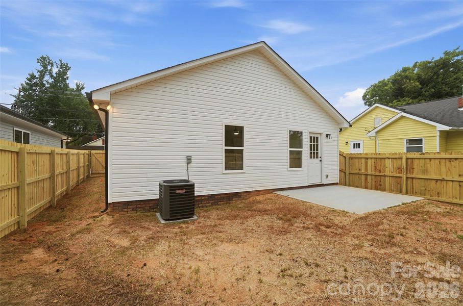 Exterior details and patio area of a home in , Kannapolis (Image 20).
